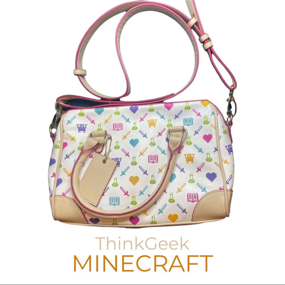 ThinkGeek Minecraft Hand bag with shoulder strap